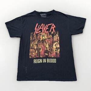 Slayer Reign In Blood Large‎ Black Shirt Officially Licensed Bleach